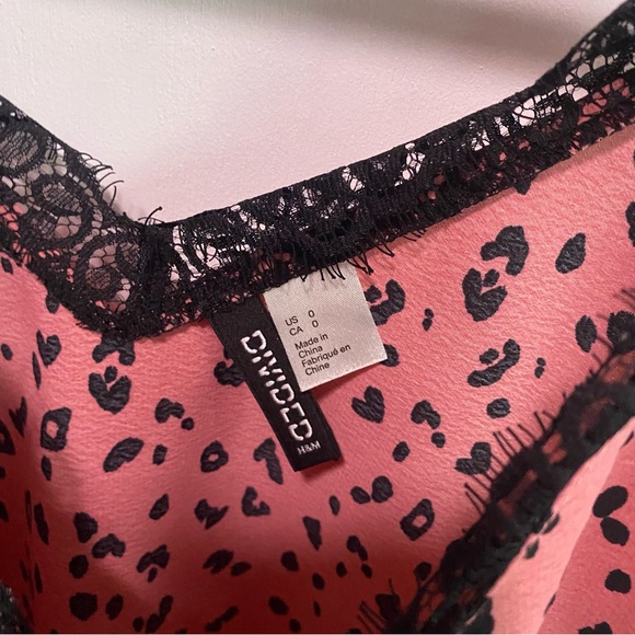 Cheetah Print Pink and Black Tank - Picture 3 of 3